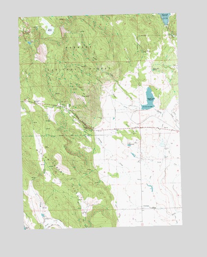 Drews Gap, OR USGS Topographic Map