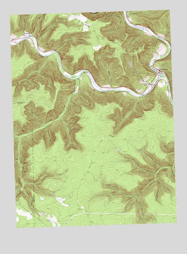 Driftwood, PA USGS Topographic Map