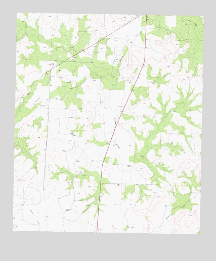 Dripping Springs Draw, TX USGS Topographic Map
