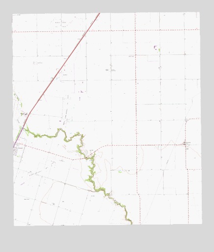 Driscoll East, TX USGS Topographic Map