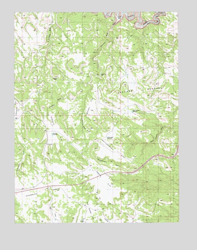 Drowned Hole Draw, UT USGS Topographic Map