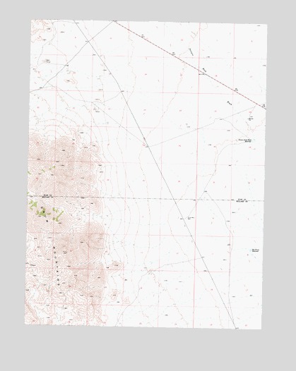 Drum Mountains Well, UT USGS Topographic Map