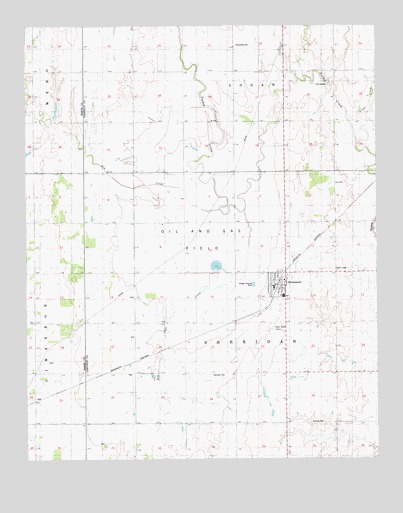 Drummond, OK USGS Topographic Map