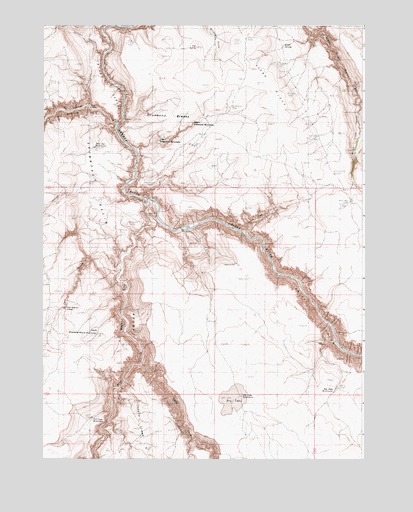Drummond Basin, OR USGS Topographic Map