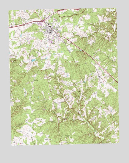 Appomattox, VA USGS Topographic Map