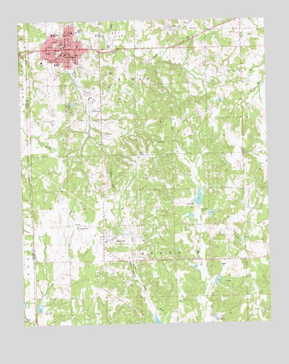 Drumright, OK USGS Topographic Map
