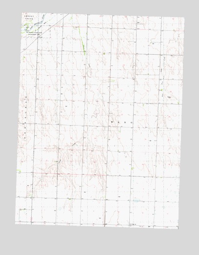 Drury Creek, KS USGS Topographic Map