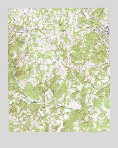 Aquadale, NC USGS Topographic Map