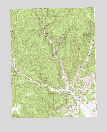 Dry Canyon, UT USGS Topographic Map
