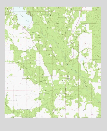 Dry Creek, LA USGS Topographic Map
