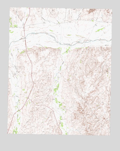 Dry Creek NE, TX USGS Topographic Map