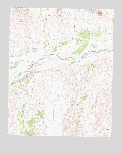 Dry Creek North, TX USGS Topographic Map