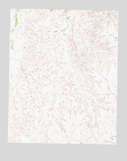 Dry Creek SE, TX USGS Topographic Map
