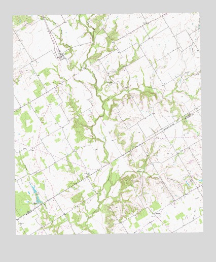Aquilla, TX USGS Topographic Map