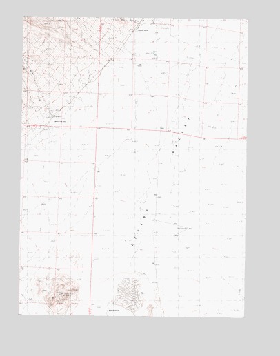 Dry Hills, NV USGS Topographic Map