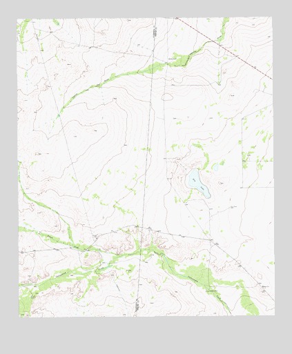 Dry Lake, TX USGS Topographic Map