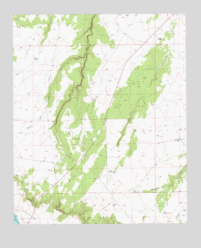 Dry Lake NE, AZ USGS Topographic Map