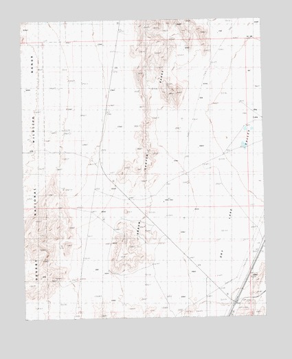 Dry Lake NW, NV USGS Topographic Map