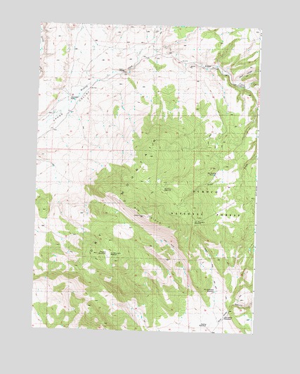 Dry Mountain, OR USGS Topographic Map