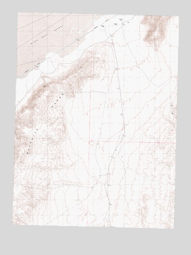 Dry Mountain NW, NV USGS Topographic Map