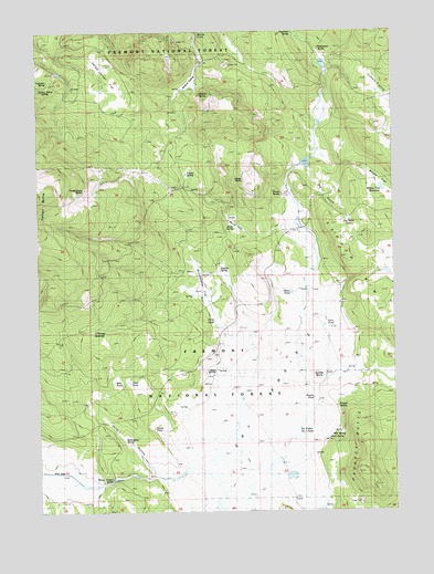 Dry Prairie, OR USGS Topographic Map