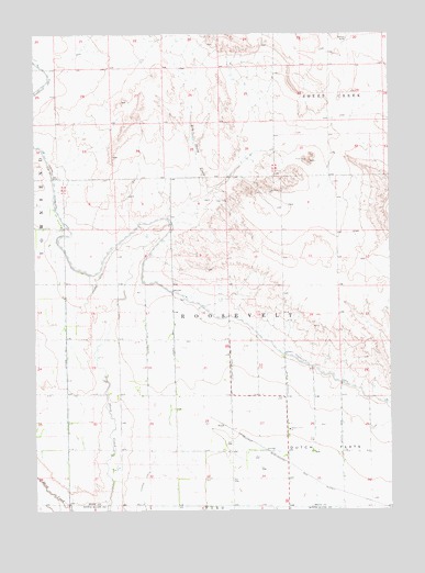 Dry Sheep Creek, NE USGS Topographic Map