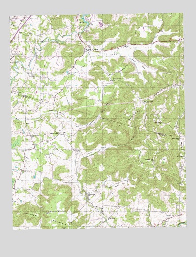 Dry Valley, TN USGS Topographic Map