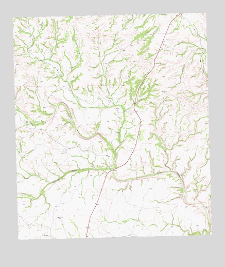 Dryden NE, TX USGS Topographic Map