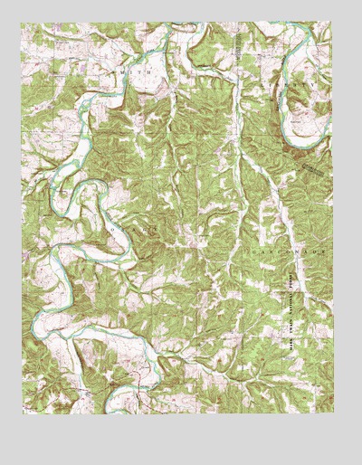 Drynob, MO USGS Topographic Map