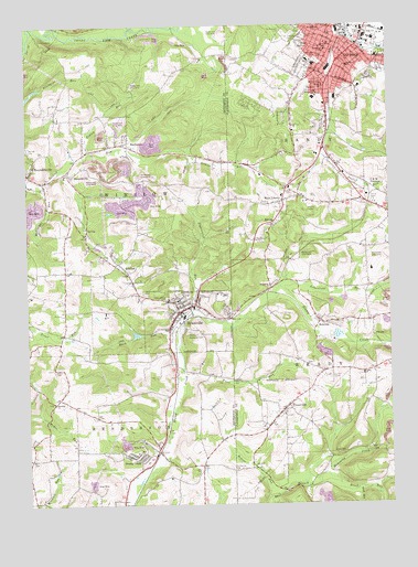 Du Bois, PA USGS Topographic Map
