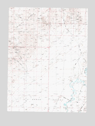 Arabia, NV USGS Topographic Map
