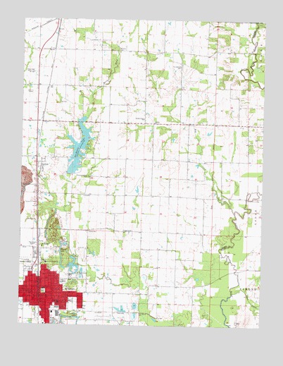 Du Quoin, IL USGS Topographic Map