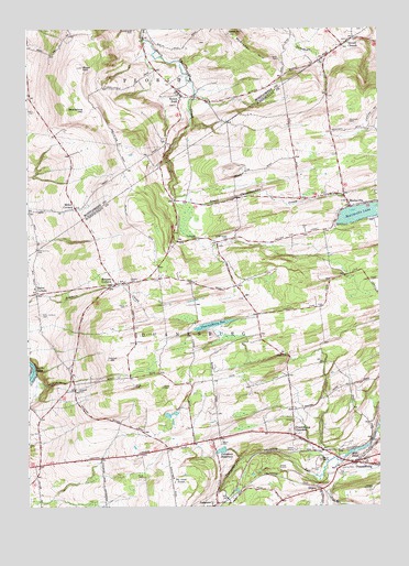 Duanesburg, NY USGS Topographic Map