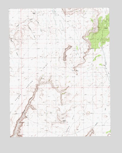 Dubinky Wash, UT USGS Topographic Map