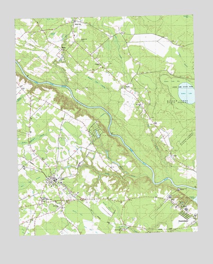 Dublin, NC USGS Topographic Map