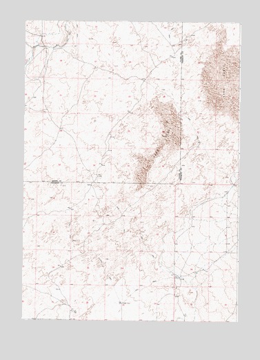 Dubois SE, ID USGS Topographic Map