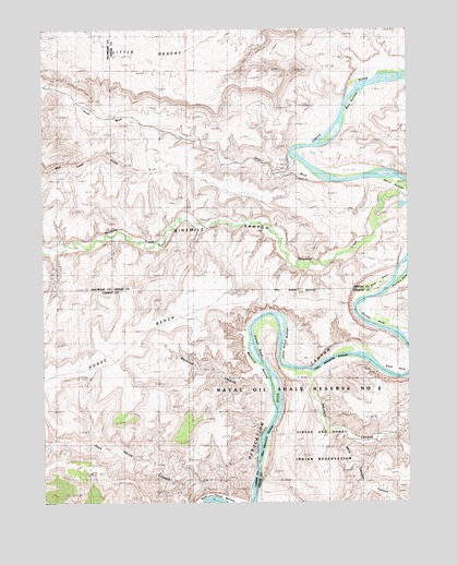 Duches Hole, UT USGS Topographic Map
