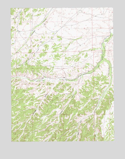 Duchesne SE, UT USGS Topographic Map