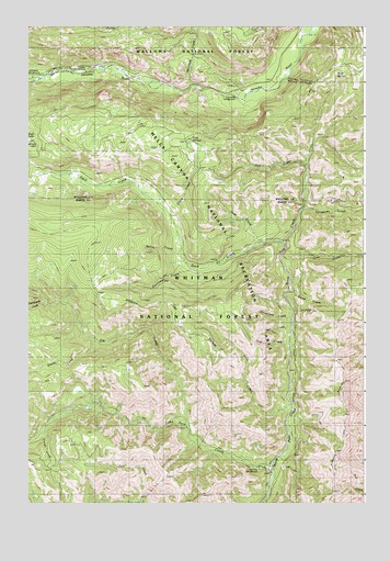 Duck Creek, OR USGS Topographic Map