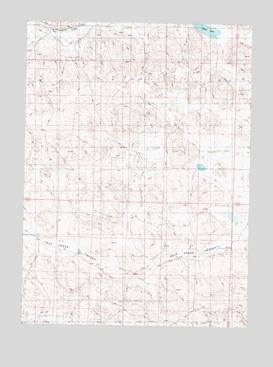 Duck Lake, NE USGS Topographic Map