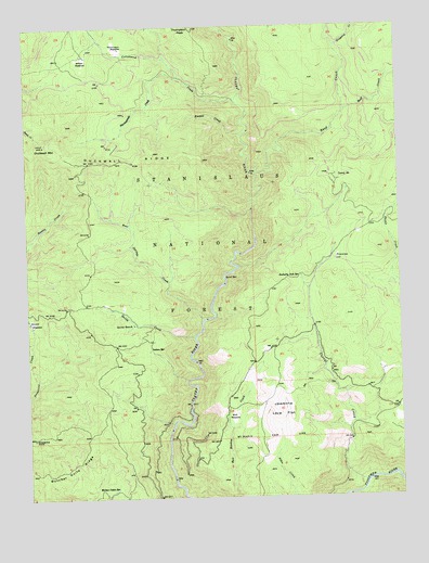 Duckwall Mountain, CA USGS Topographic Map