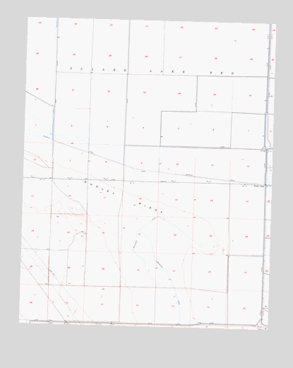 Dudley Ridge, CA USGS Topographic Map