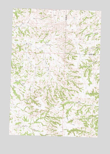 Dudley Spring, MT USGS Topographic Map