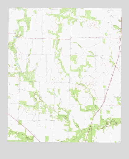 Dudleys Creek, TX USGS Topographic Map