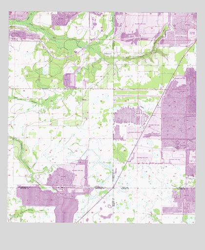 Duette NE, FL USGS Topographic Map