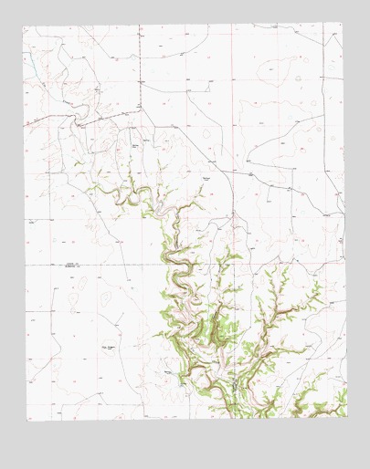 Aragon Hill, NM USGS Topographic Map