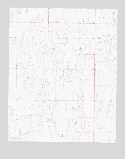 Dugout Creek, TX USGS Topographic Map