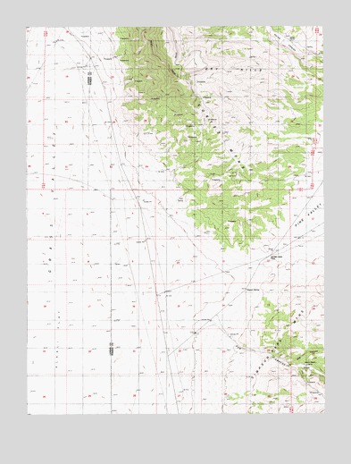 Dugout Spring, NV USGS Topographic Map