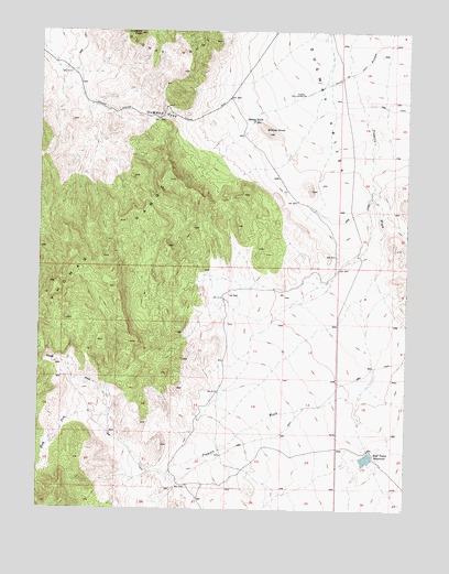 Dugway Pass, UT USGS Topographic Map