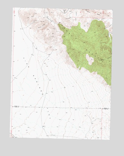 Dugway Range NW, UT USGS Topographic Map